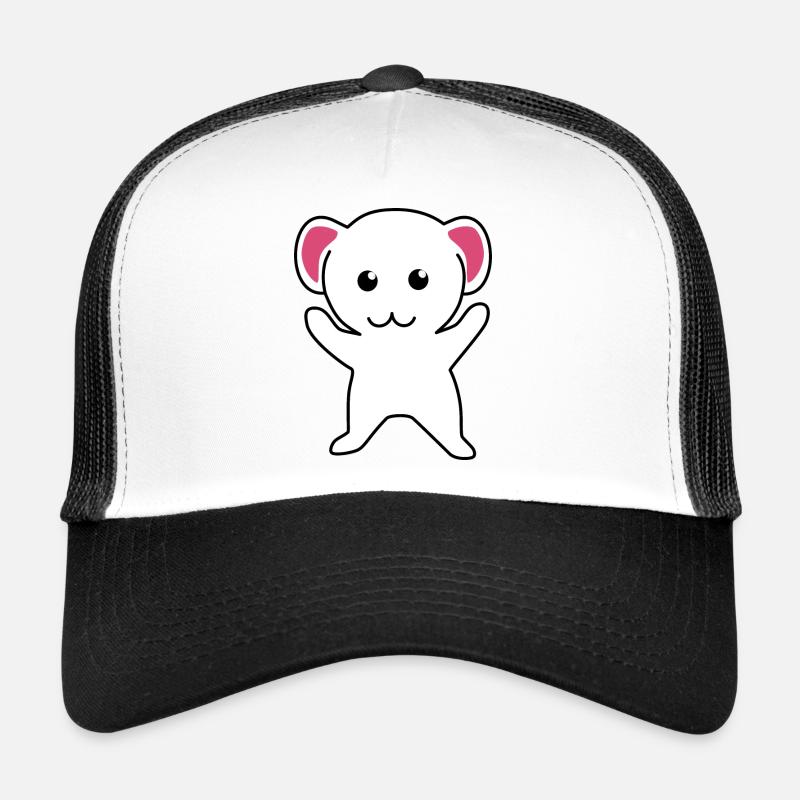Cute white mouse Trucker Cap