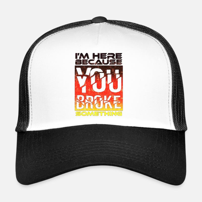 tech it informatique citations fraze mème cool citation cyber Casquette trucker 