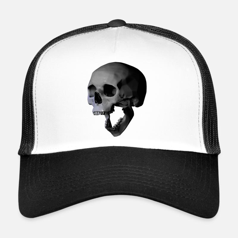 Crâne Casquette trucker 