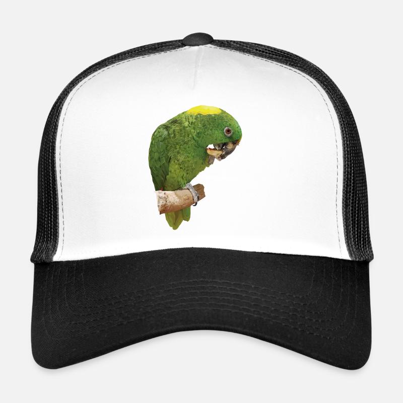 Le perroquet à nuque jaune Casquette trucker 