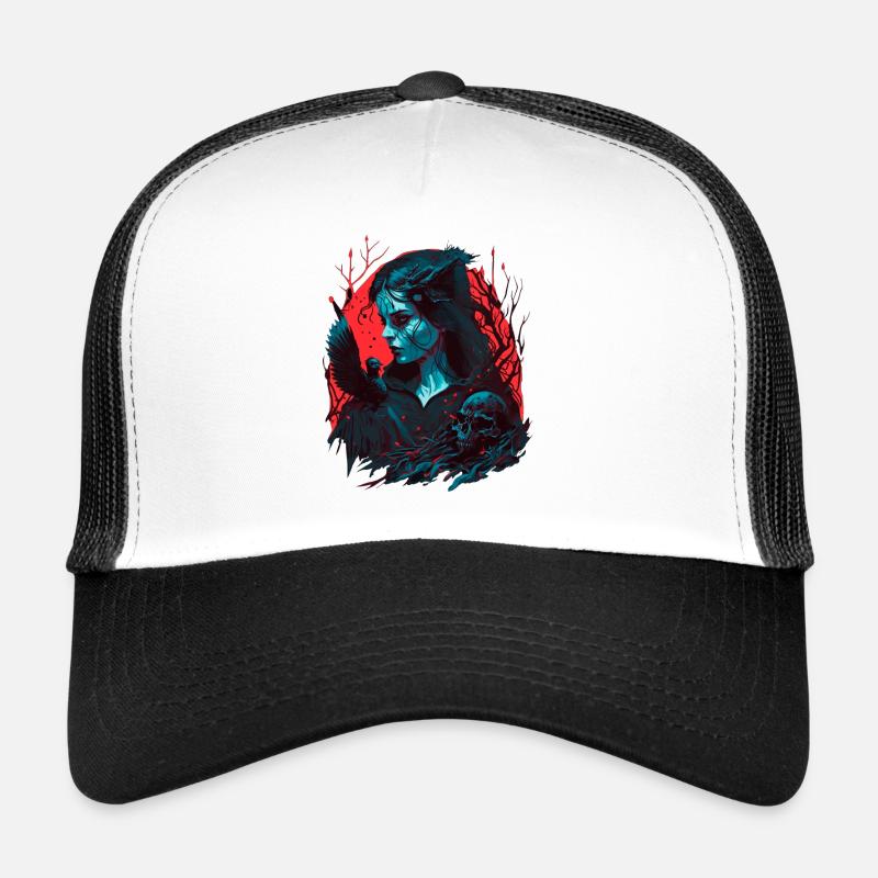 Fille sombre Casquette trucker 