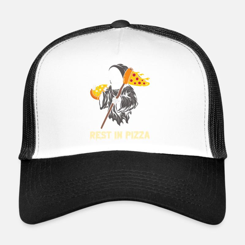 Rest in Pizza the Death Trucker Cap