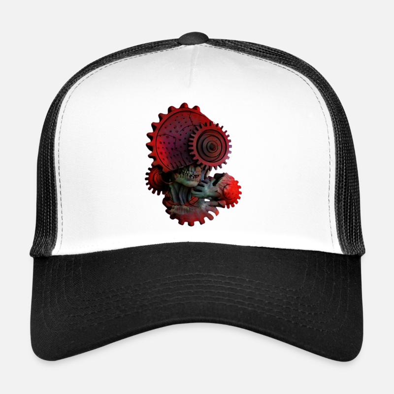 Human Machine Head Trucker Cap