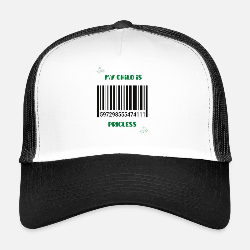 PrIcless - Trucker Cap - Weiß/Schwarz