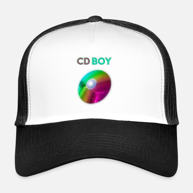 CD Boy - Trucker Cap - white/black