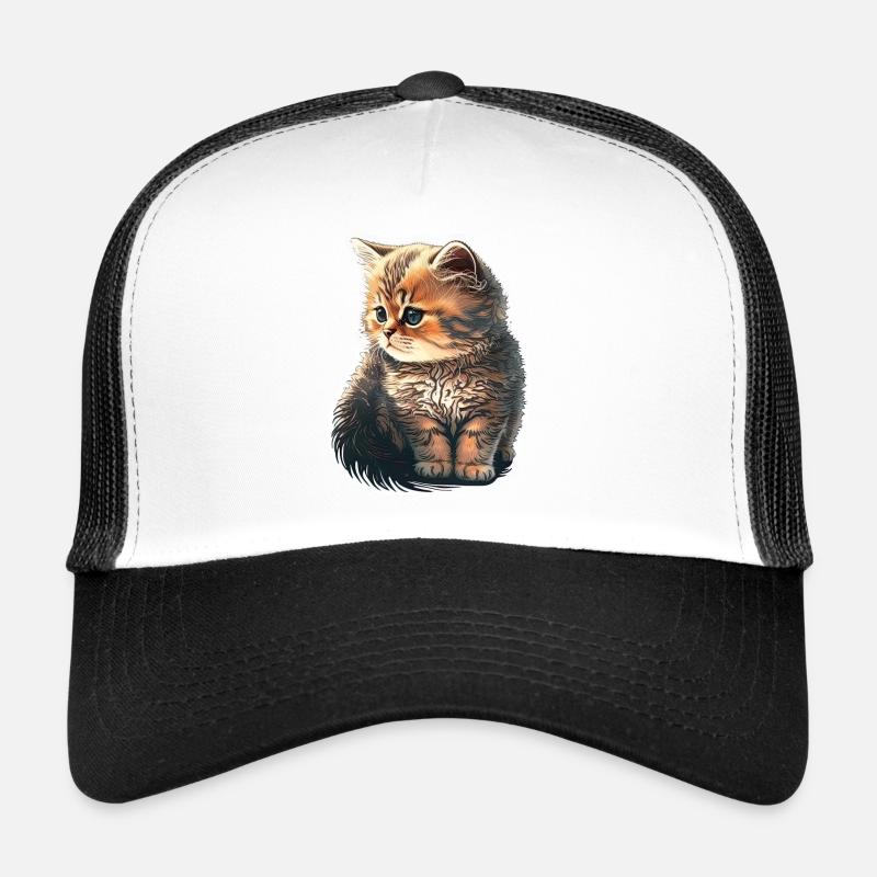 Chaton mignon Casquette trucker 