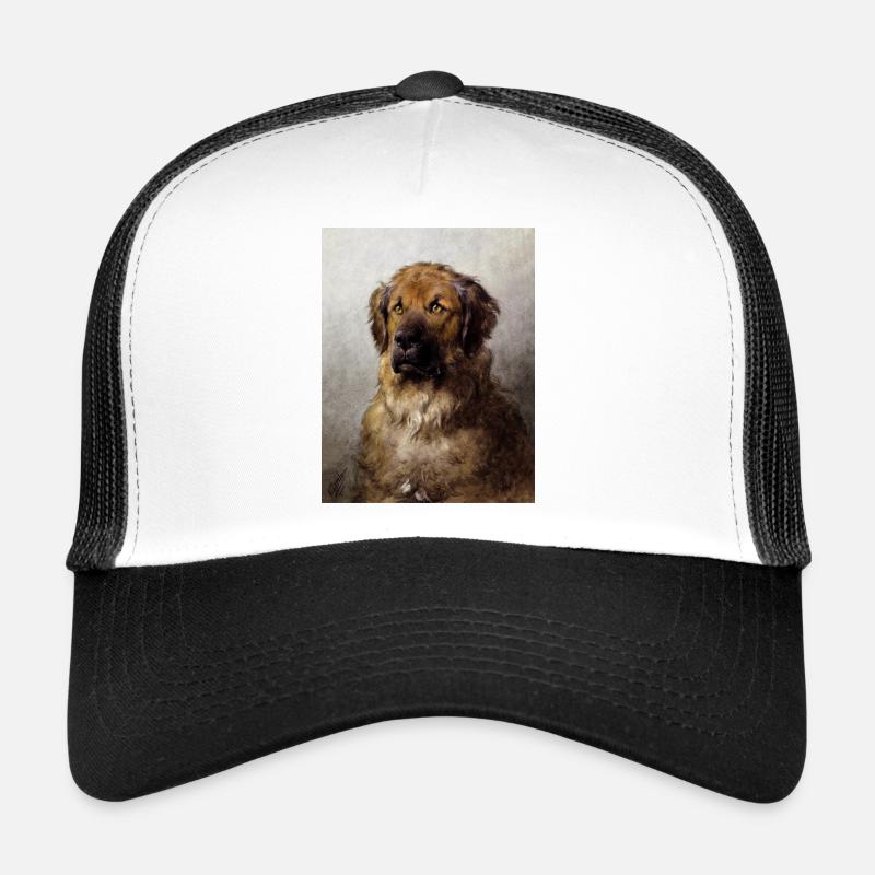 Realismus Hunde Portrait Leonberger Trucker Cap