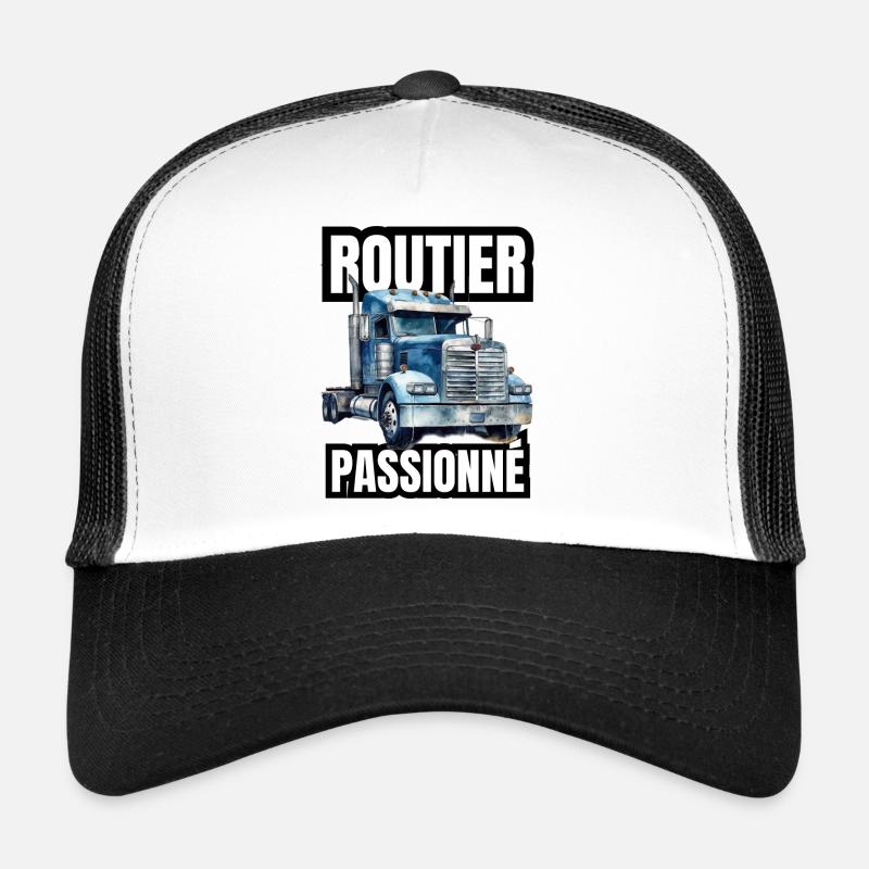 routier passionné Casquette trucker 