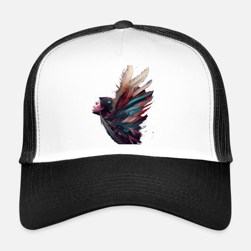 Häuptling - Trucker Cap - Weiß/Schwarz