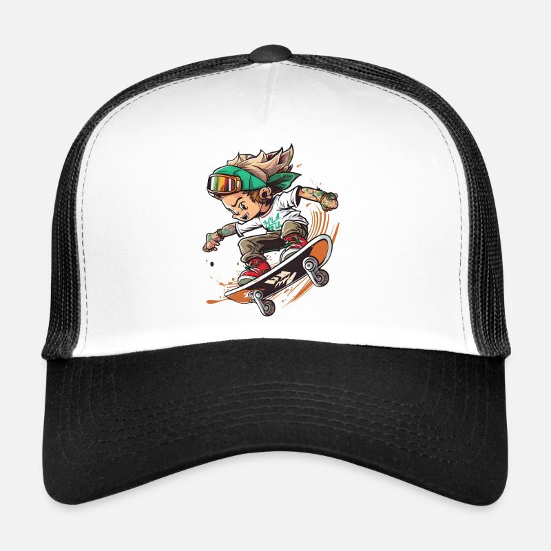 Skaten oder sterben Trucker Cap
