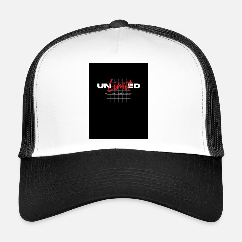 Lettrage illimité, moderne Casquette trucker 