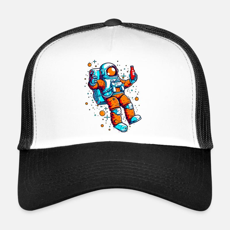 Space Chill Astronaut Trucker Cap