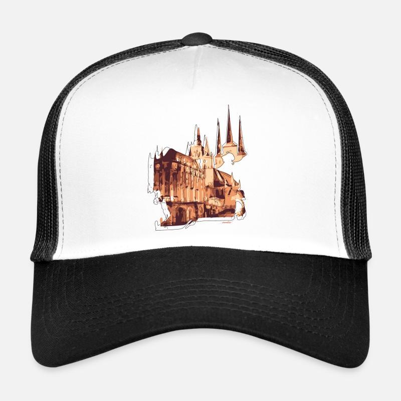 Kirche - Trucker Cap - Weiß/Schwarz