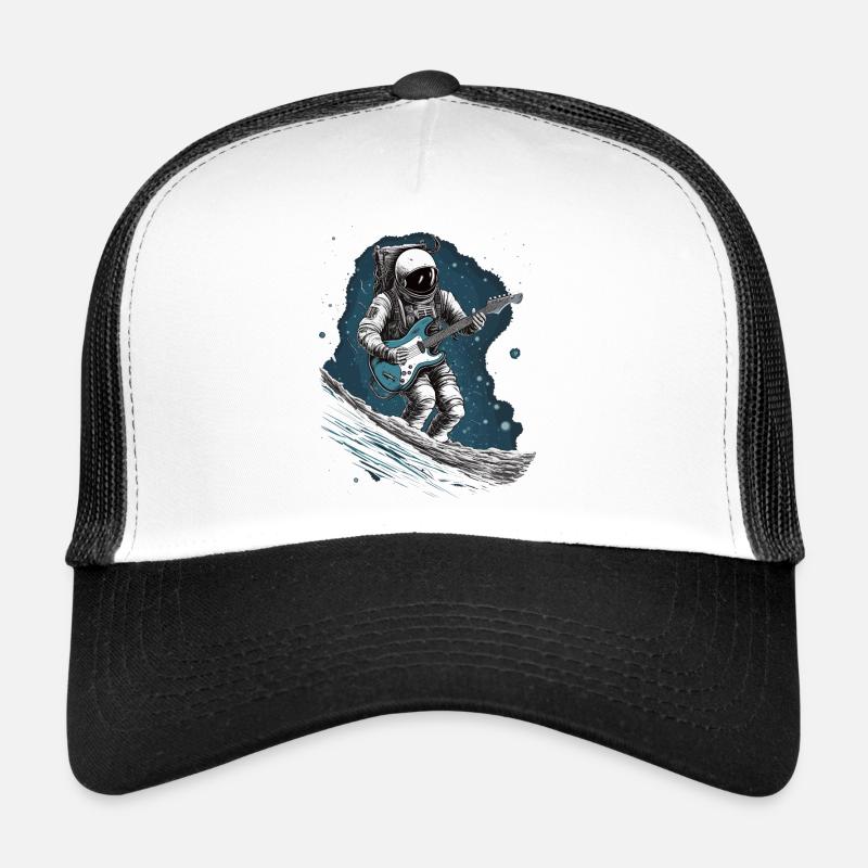 Rocher de la Lune - Casquette trucker  - blanc/noir