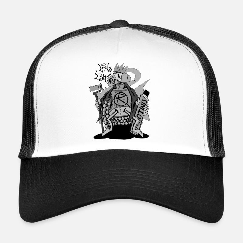 BN RE2 D1 - Trucker Cap - Weiß/Schwarz