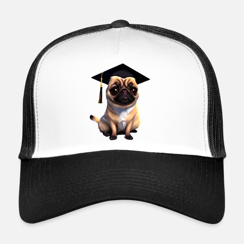 Bachelor Hunde Schulabschluss Bulldogge Studium Trucker Cap