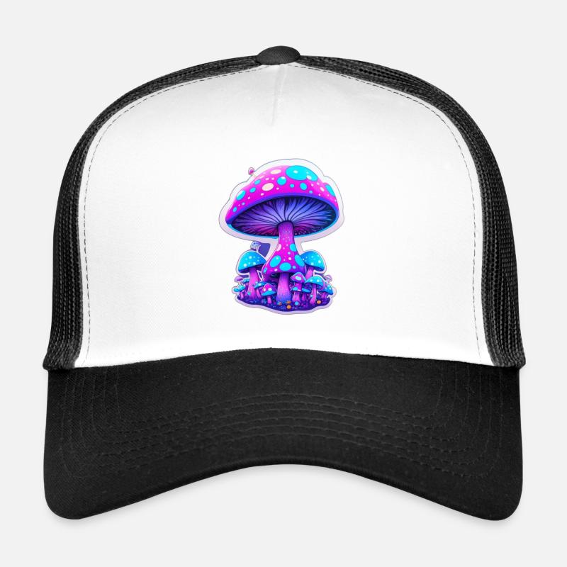 magic mushroom magenta Trucker Cap