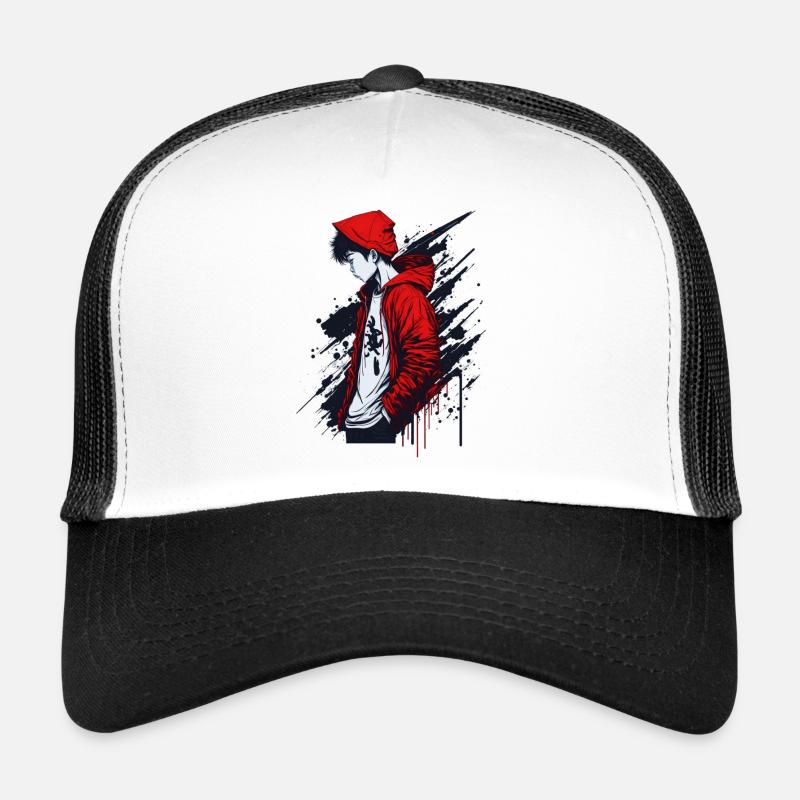 Jeune style de rue Casquette trucker 