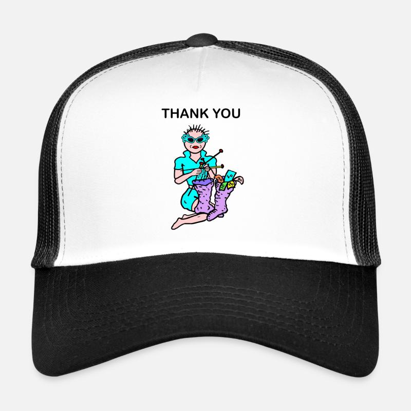 Geld - Trucker Cap - Weiß/Schwarz