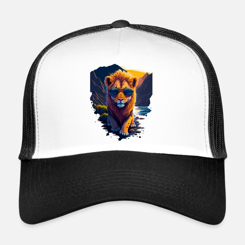 Mignon bébé lion Casquette trucker 