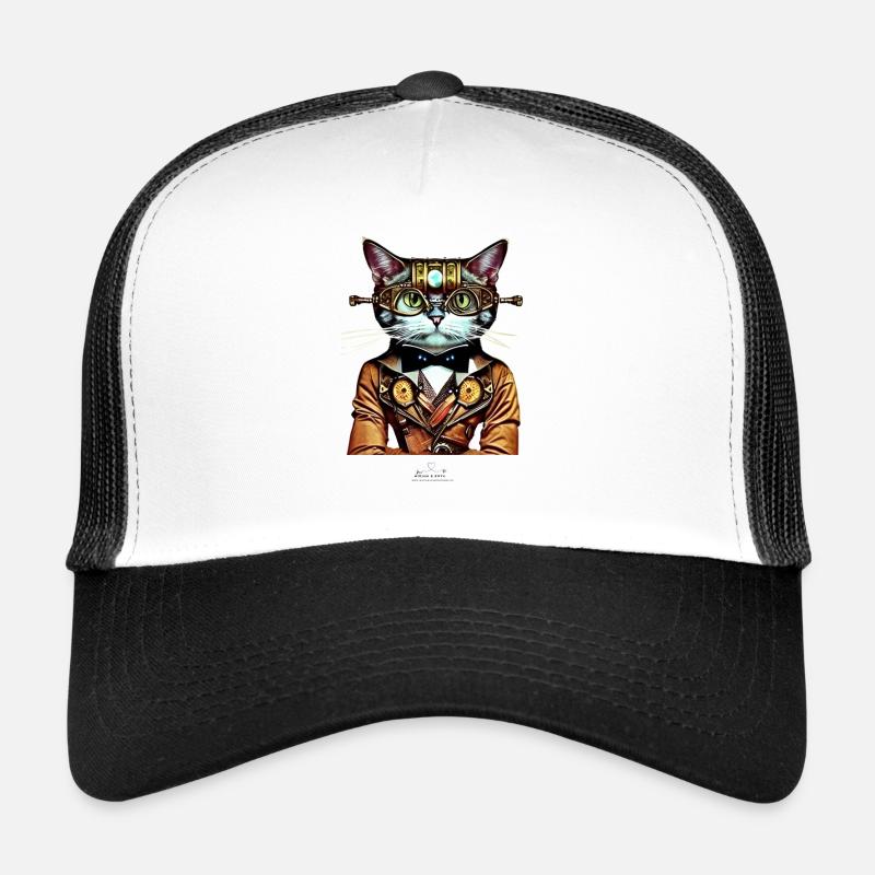 Steam-Master - Trucker Cap - Weiß/Schwarz