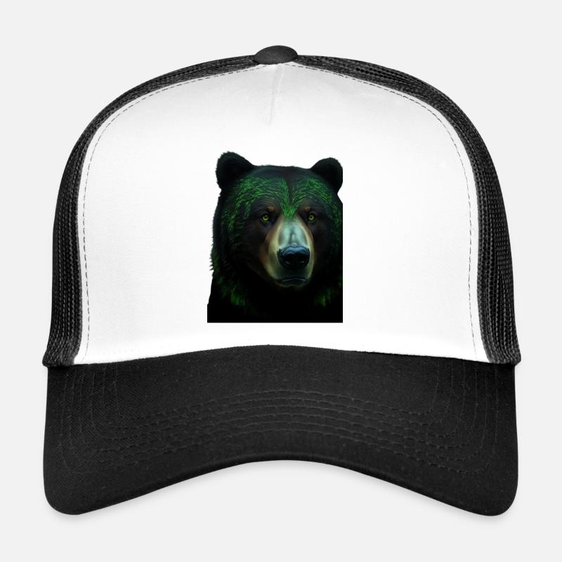 Grüner Bär Trucker Cap