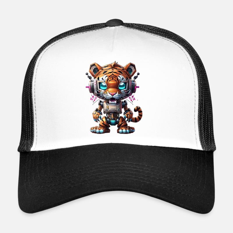 Robot Tigre Casquette trucker 