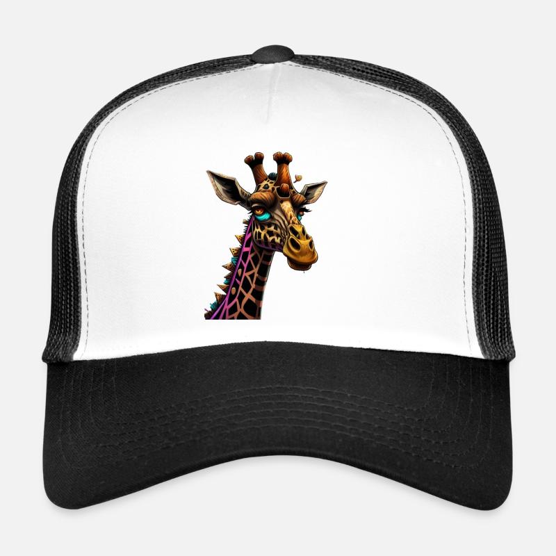 Graffiti Girafe Casquette trucker