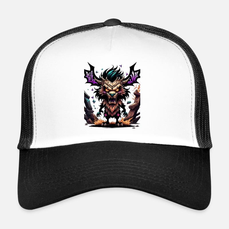 Monstre graffiti Casquette trucker 