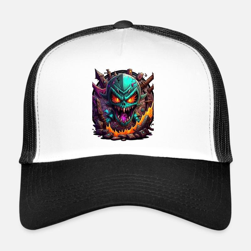 Monstre graffiti Casquette trucker 