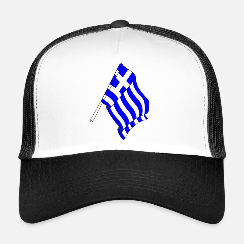 Drapeau de la Grèce Casquette trucker 