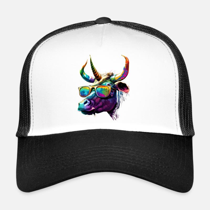 Rainbow Bulle Trucker Cap