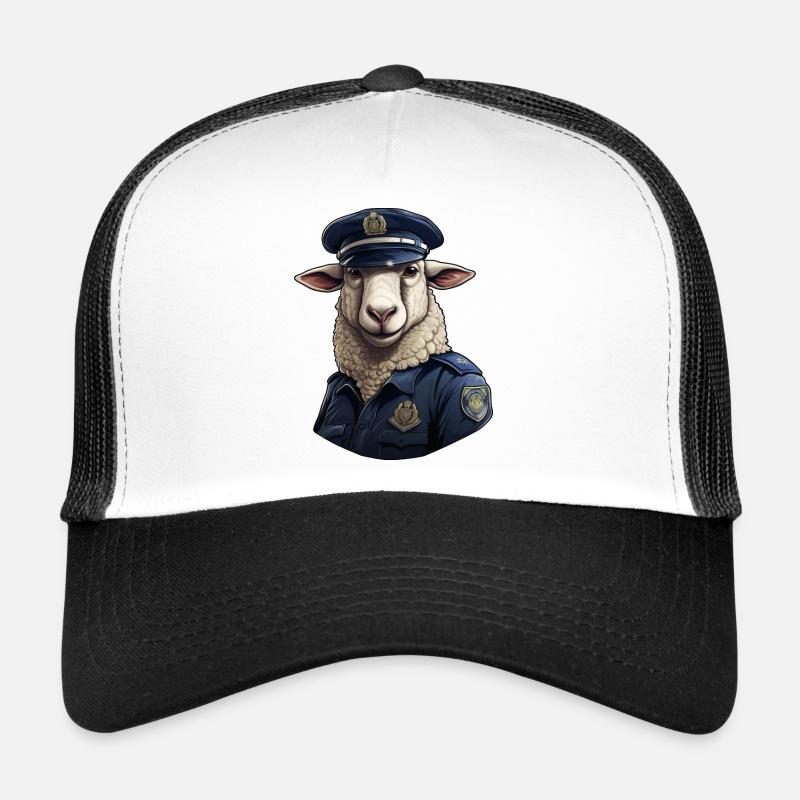 Police Sheep Trucker Cap