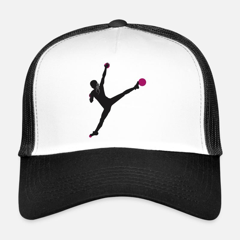 Bloc - Casquette trucker  - blanc/noir
