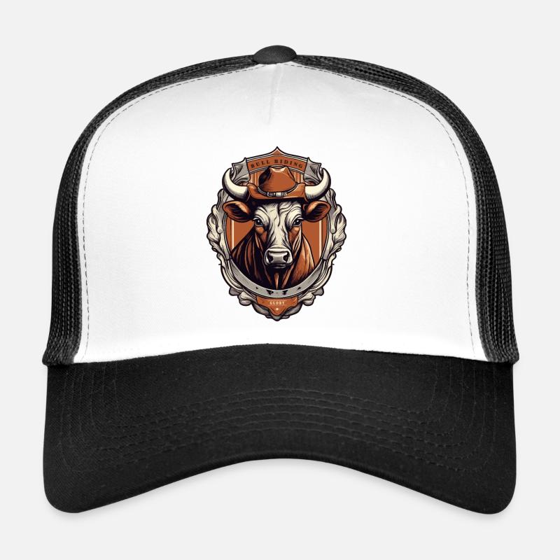 Cavalier de taureau de cow-boy Casquette trucker 