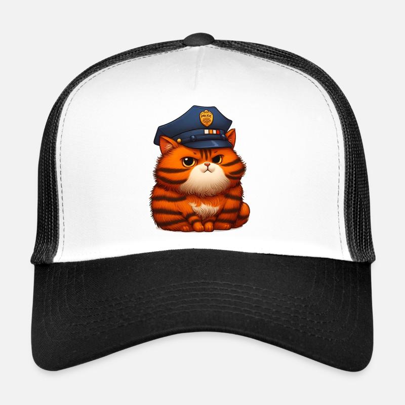 Polizei Katze Trucker Cap