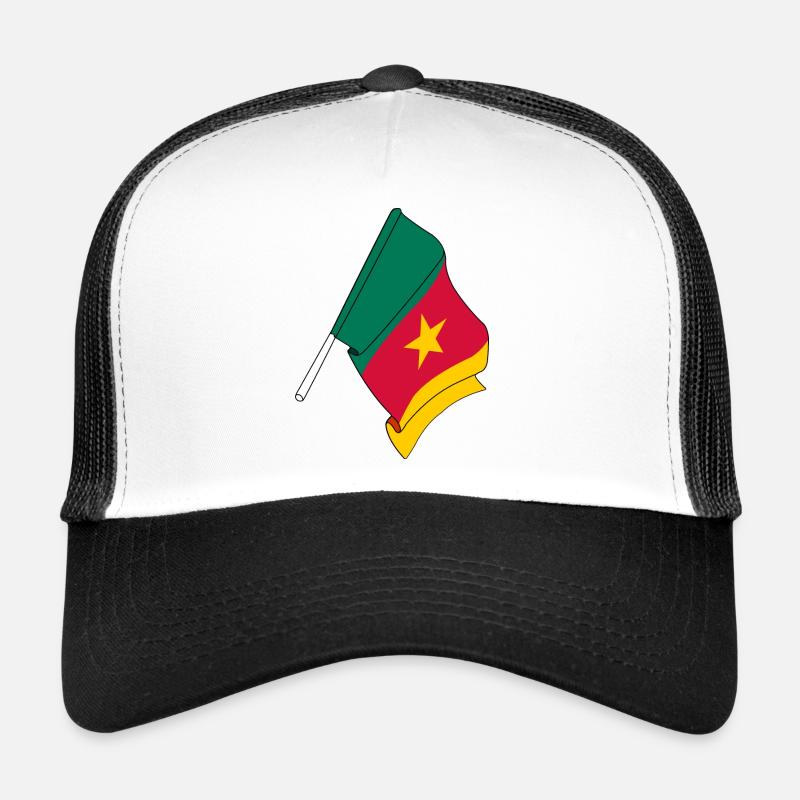 Drapeau Cameroun Casquette trucker 