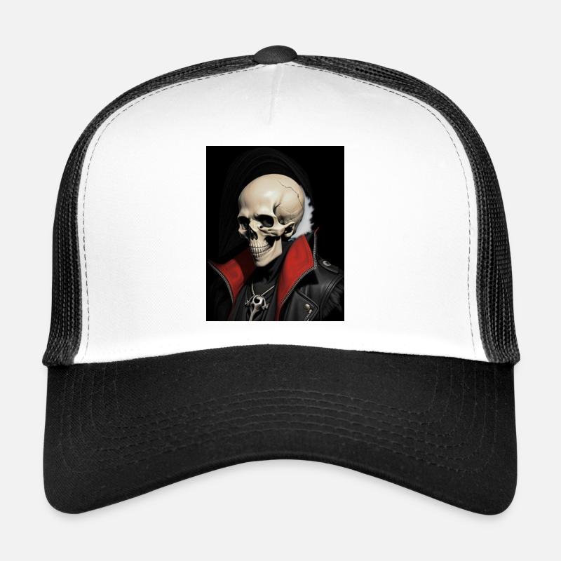 Crâne de Skelly Casquette trucker 