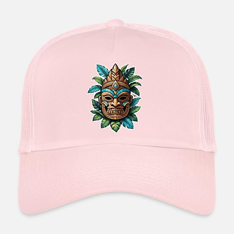 tiki beach - statue polynèsie Casquette trucker 