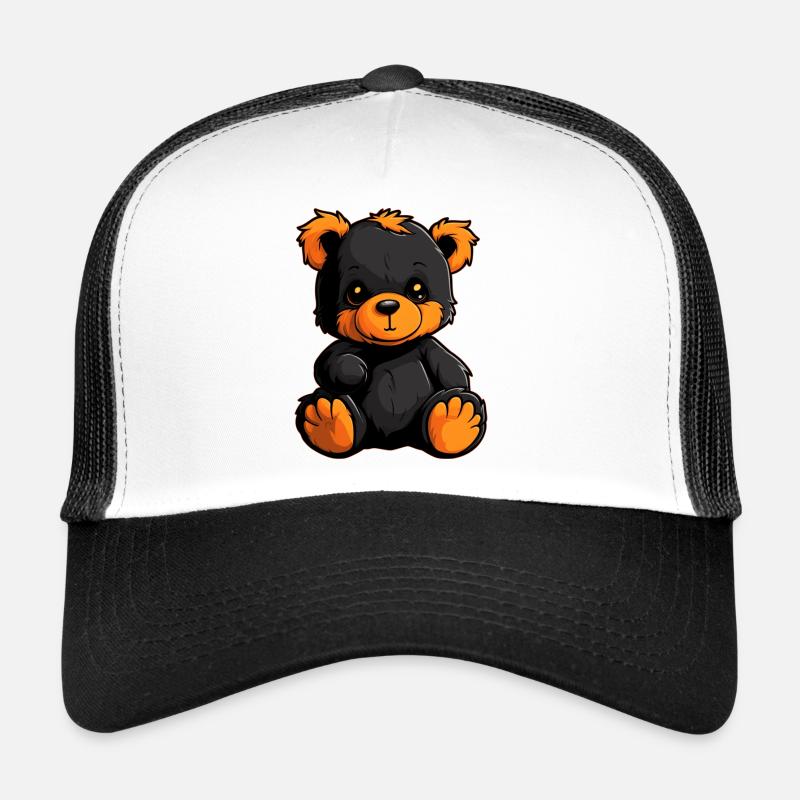 Kinder Teddybär guckt Süß Trucker Cap