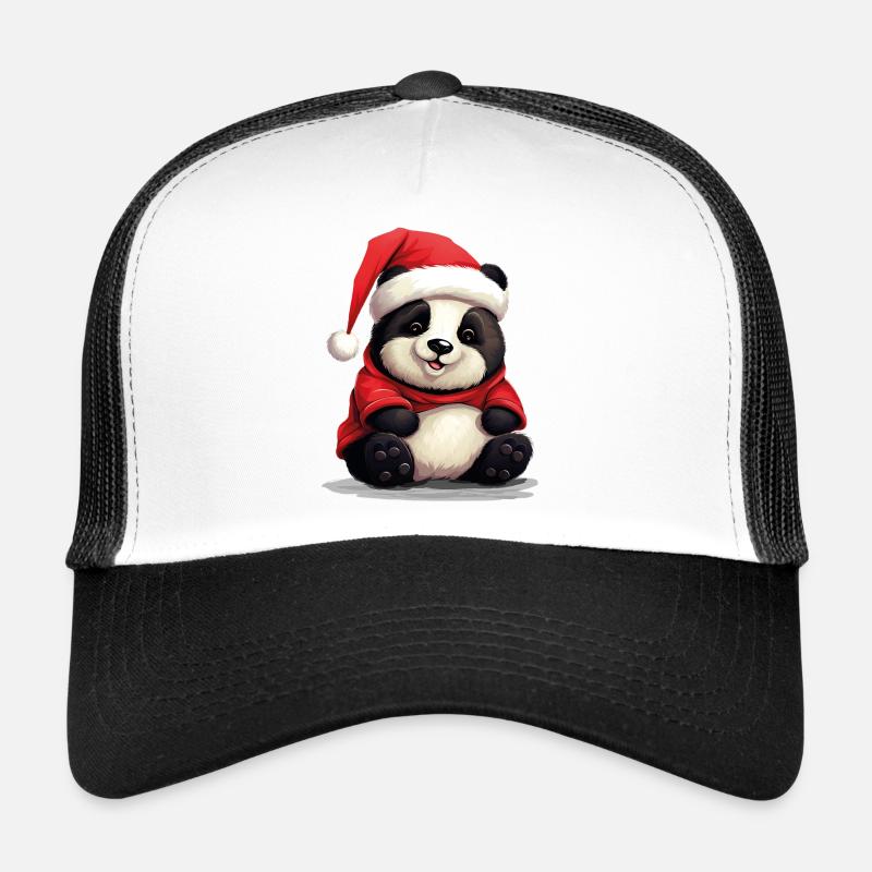 Panda Mignon, Noël, Panda Ours Casquette trucker 