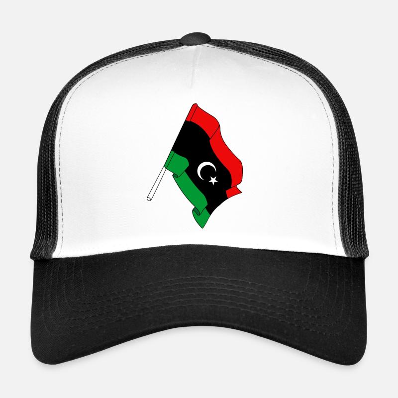 Drapeau Libye Casquette trucker 