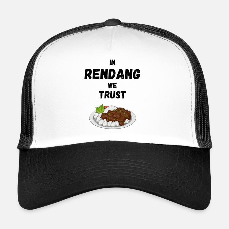 In rendang we trust Casquette trucker 