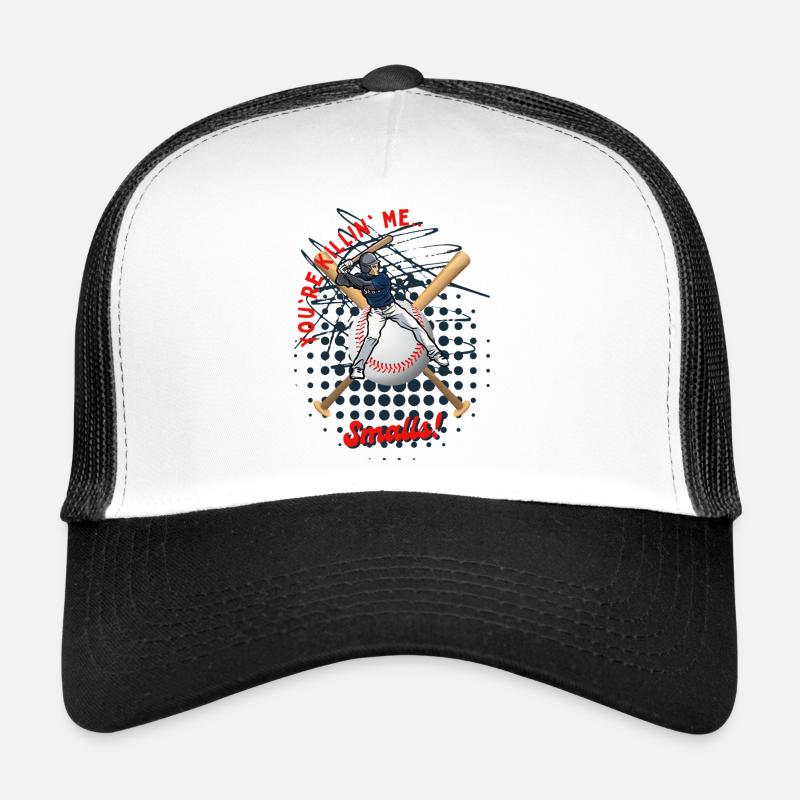 Frappeur de baseball avec texte ludique Casquette trucker 