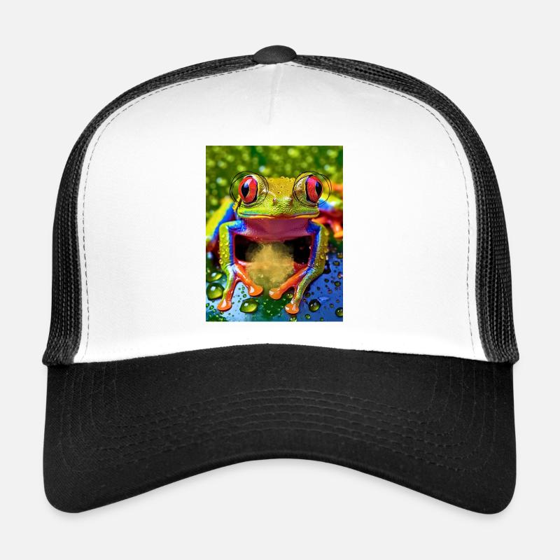 Magical Frog - Trucker Cap - white/black