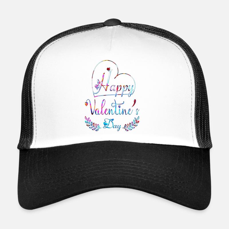 Aimez-moi la Saint-Valentin Joyeux Valentin Saint-Valentin Casquette trucker 