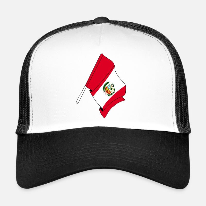 Drapeau Pérou Casquette trucker 