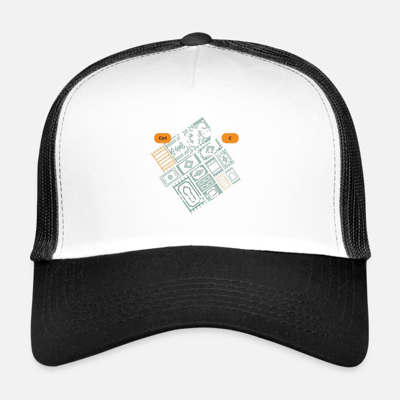 NFT Art Gallery Block Mosaic Trucker Cap