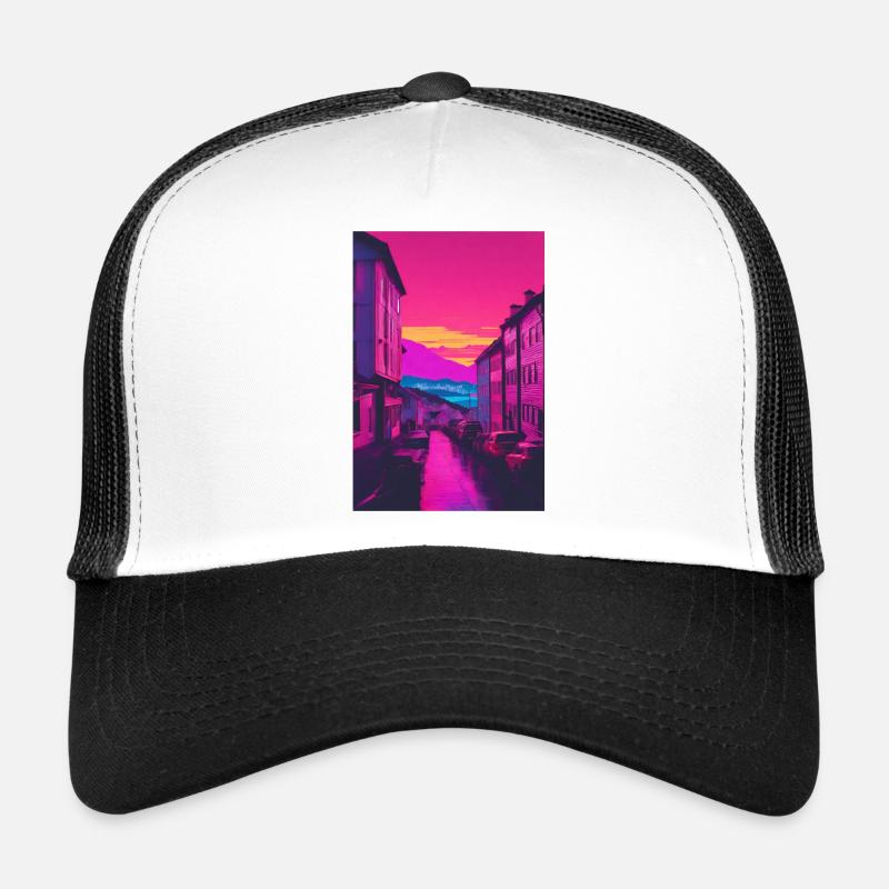 Ville colorée Casquette trucker 