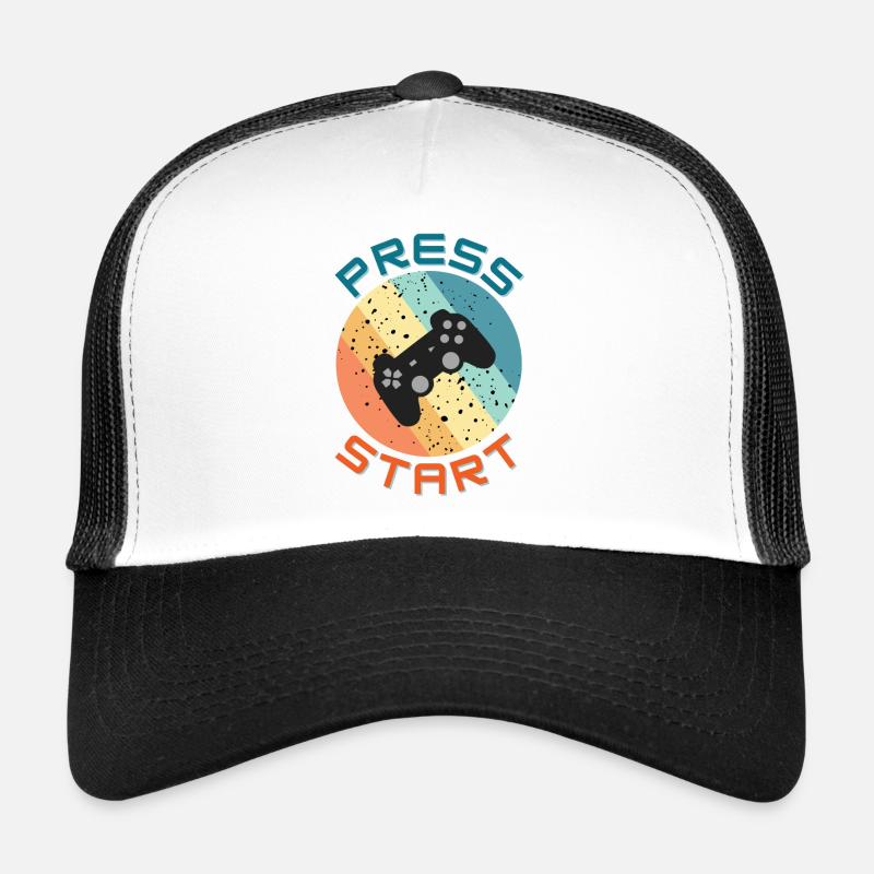 Play a Game and press start Trucker Cap